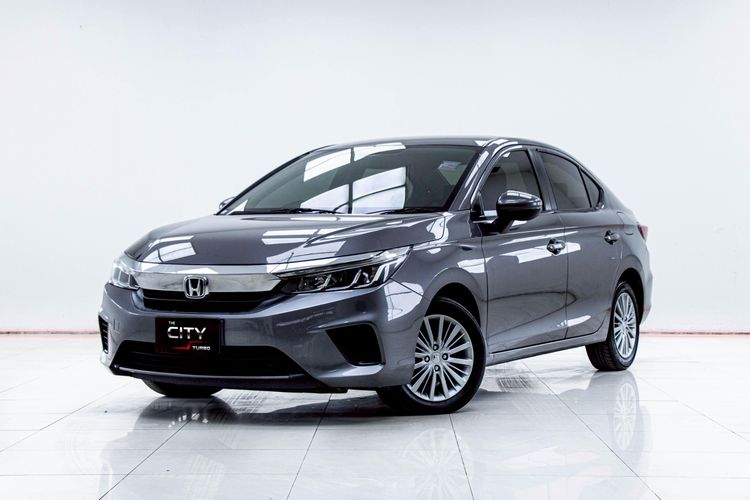 Honda City 2021 1.0 V Sedan เบนซิน ไม่ติดแก๊ส เกียร์อัตโนมัติ เทา รูปที่ 4