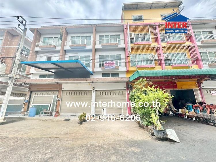 อาคารพาณิชย์ 3.5 ชั้น 19 ตร.ว. โครงการเย็นสุขวิลล่า บางขุนเทียน-ชายทะเล ติดถนนบางขุนเทียน-ชายทะเล ถนนพระราม2 เขตบางขุนเทียน กรุงเทพมหานคร