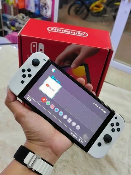  เครื่องเล่นเกม Nintendo Switch OLED(แท้เดิม) รูปที่ 3
