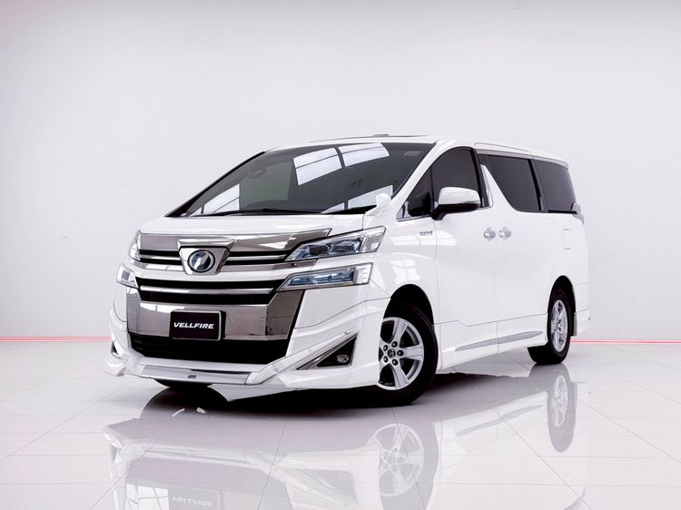 Toyota Vellfire 2020 2.5 HV X 4WD Utility-car ไฮบริด ไม่ติดแก๊ส เกียร์อัตโนมัติ ขาว