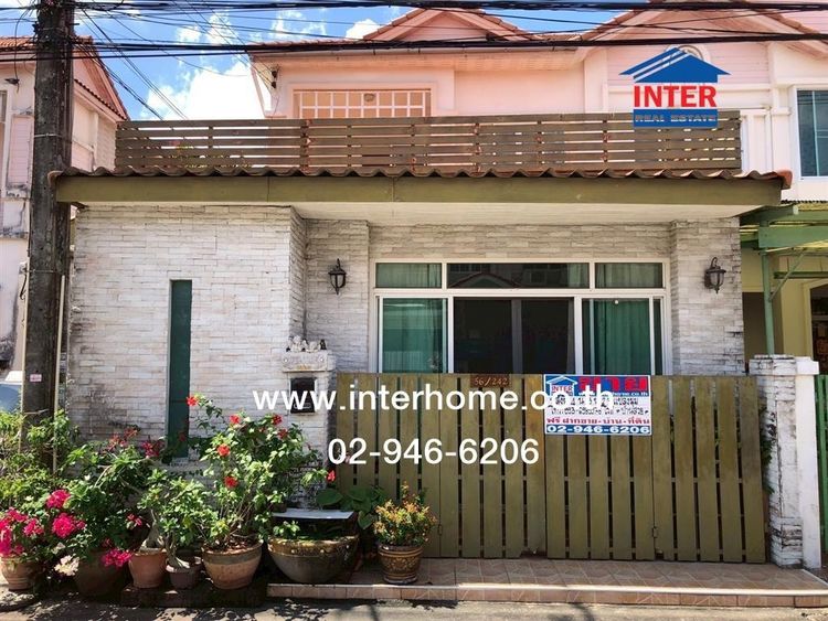 ทาวน์เฮ้าส์ 2 ชั้น 29.4 ตร.ว. หมู่บ้านเพชรอนันต์ ใกล้สนามแบตเพชรอนันต์ ใกล้ตลาดลาดสวาย ถนนรังสิต-นครนายก ลำลูกกา ปทุมธานี