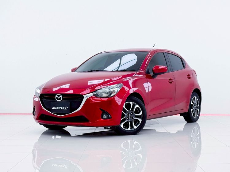 Mazda Mazda 2 2016 1.5 XD Sports High Sedan ดีเซล ไม่ติดแก๊ส เกียร์อัตโนมัติ แดง