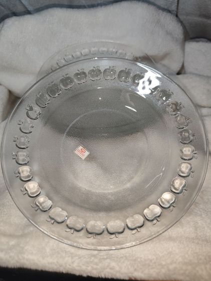 ถ้วยจานแก้วลายแอปเปิ้ล รูปที่ 3