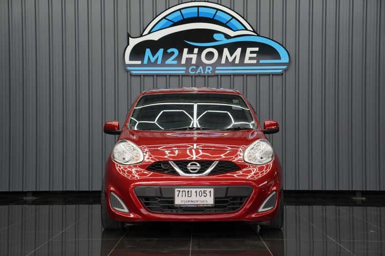 Nissan March 2018 1.2 E Sedan เบนซิน เกียร์อัตโนมัติ แดง รูปที่ 2