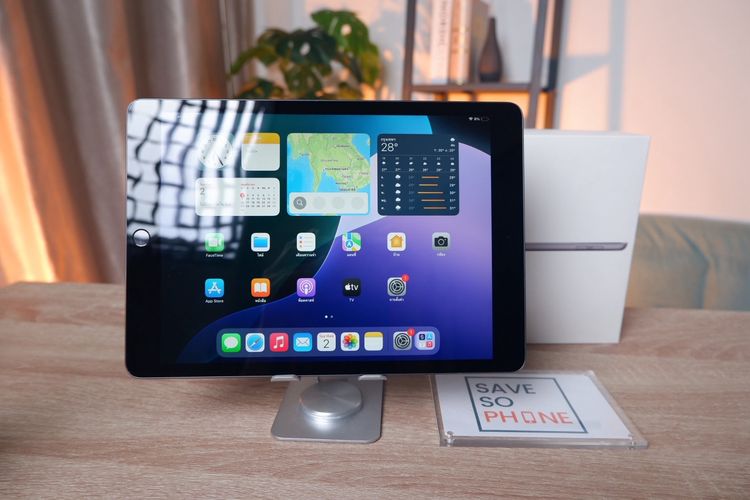 iPad Gen 9 Wi-Fi 64GB สี Space Gray เครื่องสวย ราคาเพียง 5,990.- มีประกันร้าน 60 วัน  รูปที่ 2