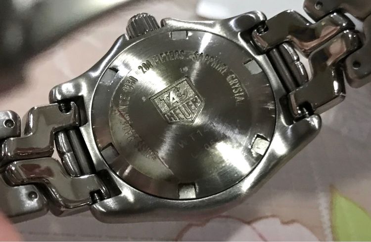 ลดราคา Tag Heuer ของแท้ สตรี ขนาด 27มิล เครื่องquartz สภาพดีมาก รูปที่ 13