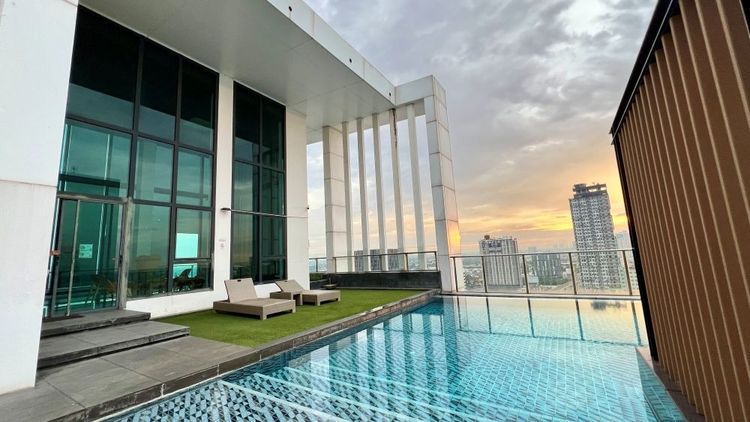 ตกแต่งครบ ขายคอนโด The Hotel Serviced Condo  ชั้น 16 วิวสวยโปร่ง พร้อมเฟอร์ครบทุกฟังก์ชัน ถ.รัตนาธิเบศร์ นนทบุรี  รูปที่ 2