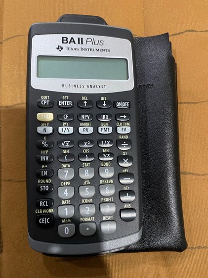 เครื่องคิดเลขทางการเงินนักวางแผนการเงิน CFP