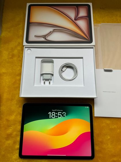 Apple 256 GB iPad Air M2-ใหม่มากแบต100 รอบชาร์จ3