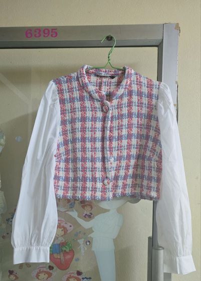 แขนยาว ขาว EU 38 เสื้อเชิ้ตและเสื้อผู้หญิง อื่นๆ เสื้อzara