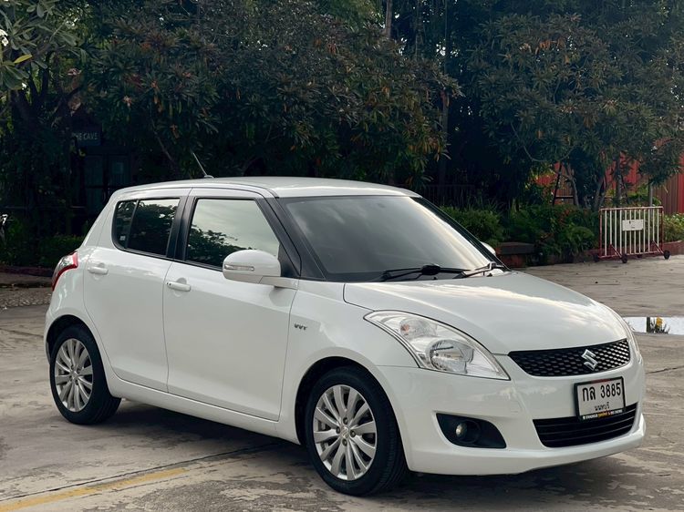 Suzuki Swift 2013 1.25 GLX Sedan เบนซิน ไม่ติดแก๊ส เกียร์อัตโนมัติ ขาว รูปที่ 3