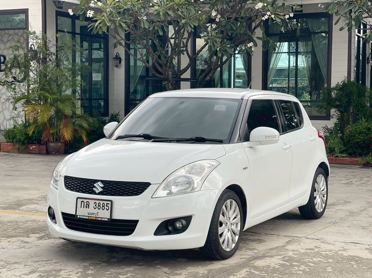 Suzuki Swift 2013 1.25 GLX Sedan เบนซิน ไม่ติดแก๊ส เกียร์อัตโนมัติ ขาว