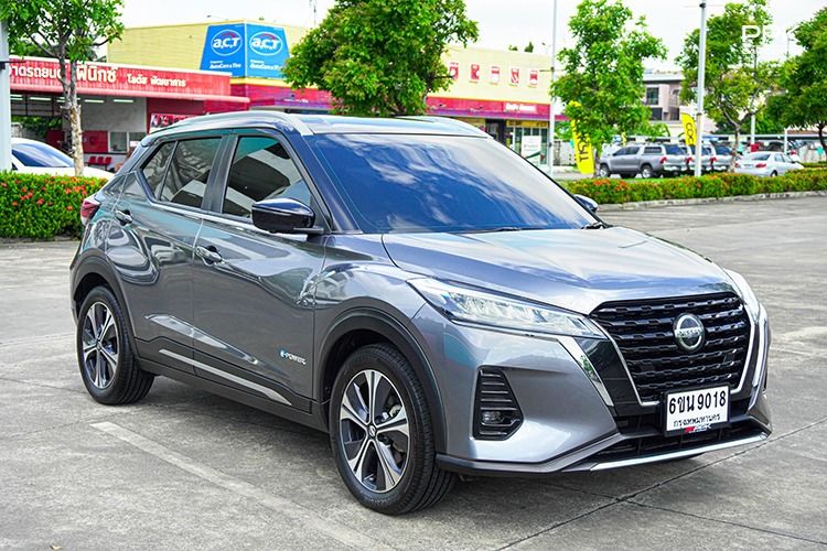 Nissan Kicks 2023 1.2 VL Utility-car เบนซิน ไม่ติดแก๊ส เกียร์อัตโนมัติ เทา รูปที่ 3