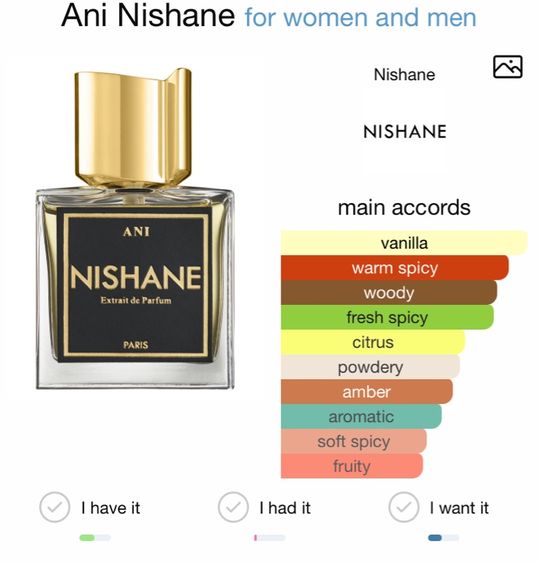 น้ำหอมแท้ 💯 Nishane Ani Extrait de Parfum 100 ml  ไม่มีฝา ไม่มีกล่อง รูปที่ 9