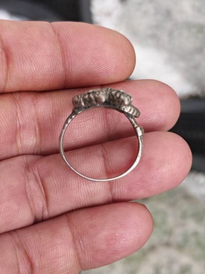 แหวนพญานาค​คู่เงินแท้​ งานเก่า เบาๆหลักร้อยแบ่งกันครับ รูปที่ 8