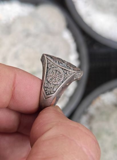 แหวนรุ่นเงินแท้เกษตรปทุมธานี​ พระวิษณุกรรม ปี​ 2541 หายากมากๆ ราคาสุดแบ่งปันครับ รูปที่ 6