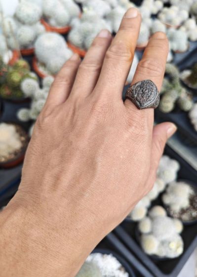 แหวนรุ่นเงินแท้เกษตรปทุมธานี​ พระวิษณุกรรม ปี​ 2541 หายากมากๆ ราคาสุดแบ่งปันครับ รูปที่ 11