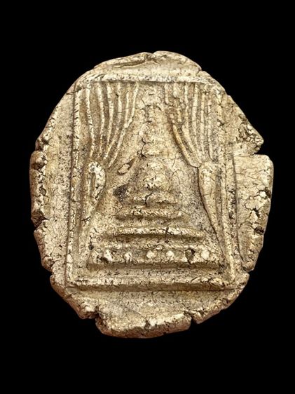 พระสมเด็จวัดระฆังทเจดีย์แหวกม่านไม่ตัดขอบเนื้อหาเก่าสวยเป็นธรรมชาติมีน้อยหายากน่าเก็บสะสม รูปที่ 5