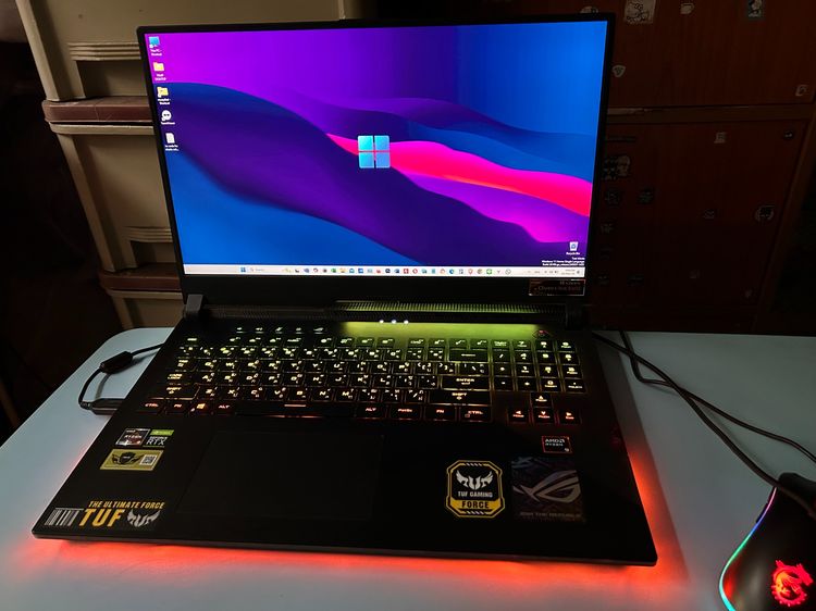 Republic Of Gamers (ROG Gaming) วินโดว์ อื่นๆ HDMI ไม่ใช่ Asus ROG STRIX GAMING 17 นิ้ว Ryzen9 สภาพใหม่ 