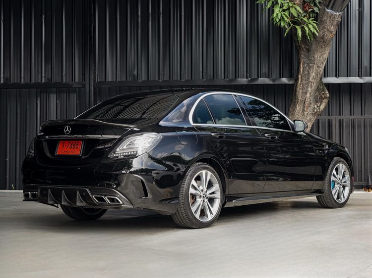 Mercedes-Benz C-Class 2018 C350 Sedan ปลั๊กอินไฮบริด (PHEV) ไม่ติดแก๊ส เกียร์อัตโนมัติ ดำ รูปที่ 3