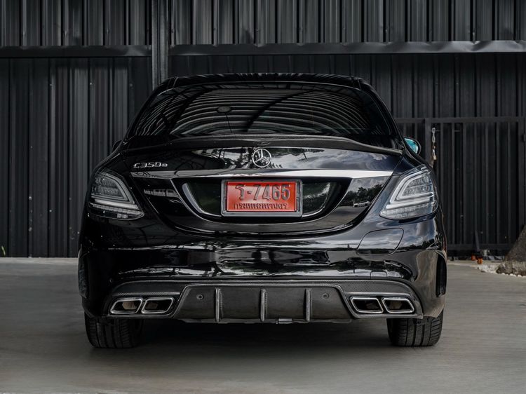 Mercedes-Benz C-Class 2018 C350 Sedan ปลั๊กอินไฮบริด (PHEV) ไม่ติดแก๊ส เกียร์อัตโนมัติ ดำ รูปที่ 4