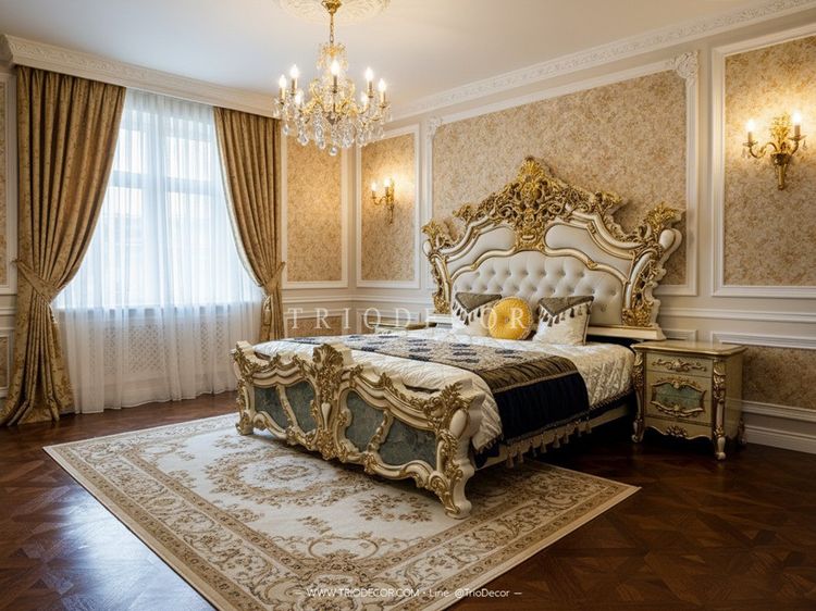 LUMIERE CHATEAU DOR PREMIUM BEDROOM SET ชุดห้องนอนหลุยส์ 6ชิ้น เกรดพรีเมี่ยม รุ่น ลูมีแยร์ ชาโตว์ ดอว์ร์  รูปที่ 3