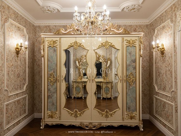 LUMIERE CHATEAU DOR PREMIUM BEDROOM SET ชุดห้องนอนหลุยส์ 6ชิ้น เกรดพรีเมี่ยม รุ่น ลูมีแยร์ ชาโตว์ ดอว์ร์  รูปที่ 4