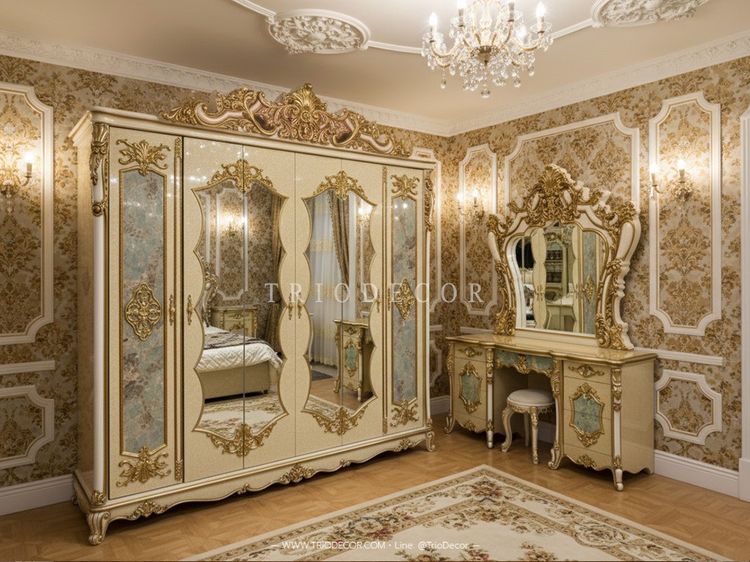 LUMIERE CHATEAU DOR PREMIUM BEDROOM SET ชุดห้องนอนหลุยส์ 6ชิ้น เกรดพรีเมี่ยม รุ่น ลูมีแยร์ ชาโตว์ ดอว์ร์  รูปที่ 5