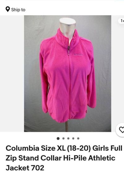 Columbia​ sportwear​สีชมพู​ รูปที่ 4