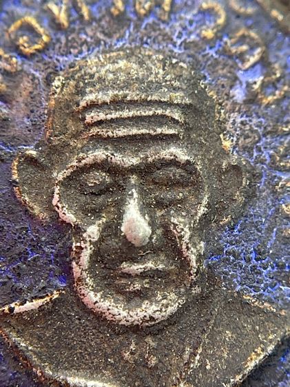 แหวนหน้าโลห์หลังยันต์ ๙ หลวงปู่ทวด เนื้อเงินลงยา  รูปที่ 13