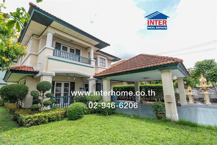 บ้านเดี่ยว 2 ชั้น 93.4 ตร.ว. หมู่บ้านอารีน่าพาร์ค ชวนชื่นซิตี้ ซอยคู้บอน27 แยก11 แยกวัชรพล ถนนรามอินทรา ถนนคู้บอน เขตบางเขน กรุงเทพมหานคร รูปที่ 2