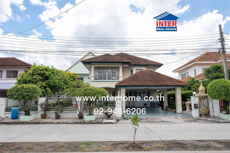 บ้านเดี่ยว 2 ชั้น 93.4 ตร.ว. หมู่บ้านอารีน่าพาร์ค ชวนชื่นซิตี้ ซอยคู้บอน27 แยก11 แยกวัชรพล ถนนรามอินทรา ถนนคู้บอน เขตบางเขน กรุงเทพมหานคร