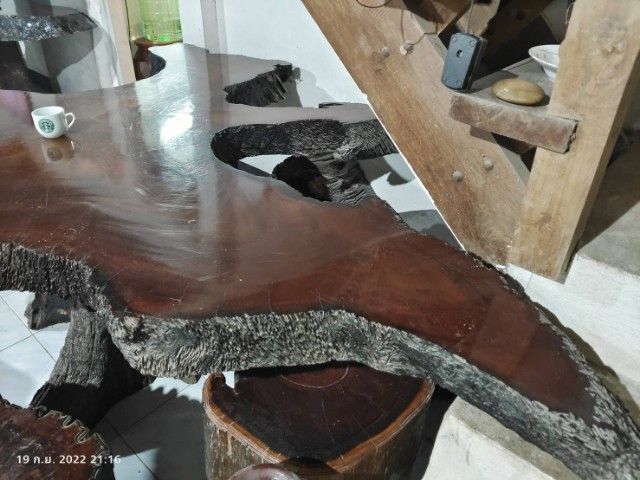 โต๊ะไม้ ลายธรรมชาติ รูปที่ 4