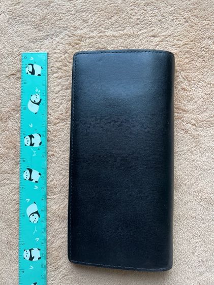 ไม่ระบุ ดำ หนังแท้ กระเป๋าเงินใบยาว paul smith แท้