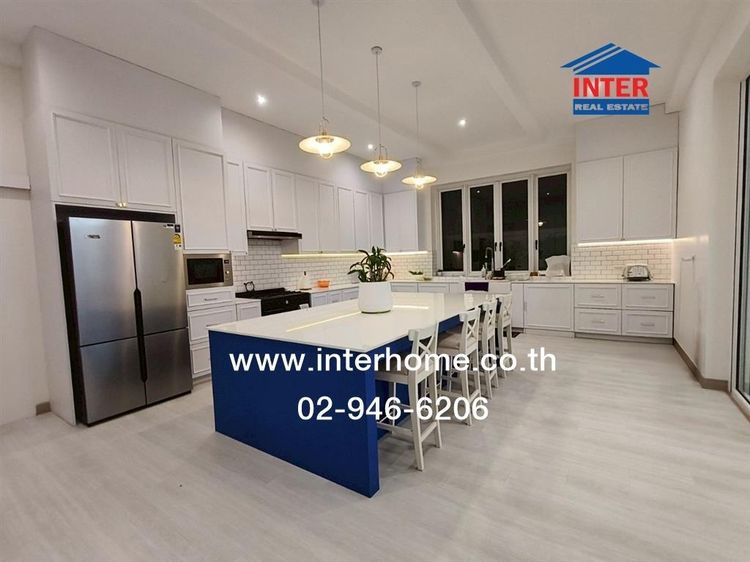 บ้านเดี่ยว 2 ชั้น 257.4 ตร.ว. หมู่บ้านมณีรินทร์เลค แอนด์พาร์ค ถนนหมายเลข345 ถนนราชพฤกษ์ เมืองปทุมธานี ปทุมธานี รูปที่ 3