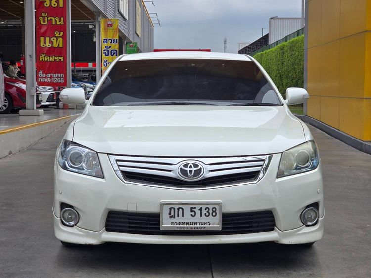 Toyota Camry 2009 2.4 Hybrid Sedan ไฮบริด ไม่ติดแก๊ส เกียร์อัตโนมัติ ขาว รูปที่ 3