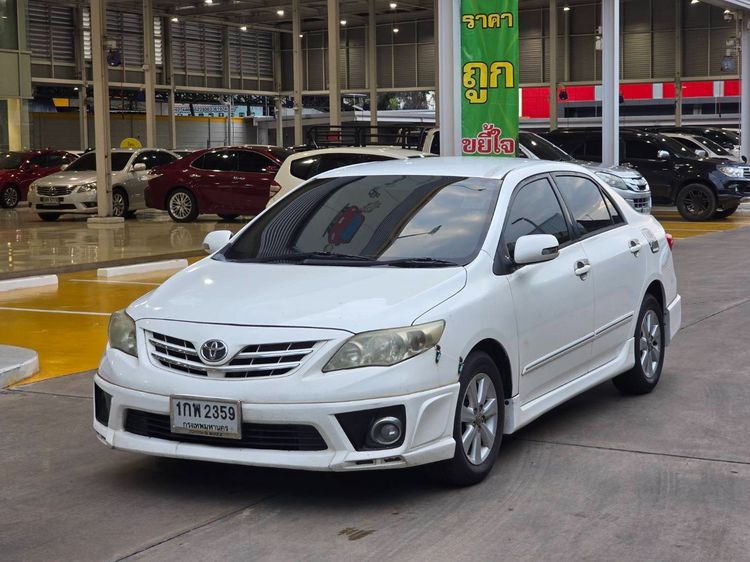 Toyota Altis 2012 1.6 E CNG Sedan เบนซิน NGV เกียร์อัตโนมัติ ขาว รูปที่ 3