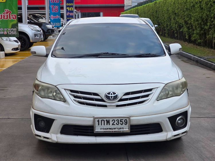 Toyota Altis 2012 1.6 E CNG Sedan เบนซิน NGV เกียร์อัตโนมัติ ขาว รูปที่ 2