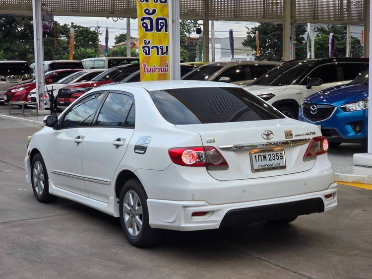Toyota Altis 2012 1.6 E CNG Sedan เบนซิน NGV เกียร์อัตโนมัติ ขาว รูปที่ 4