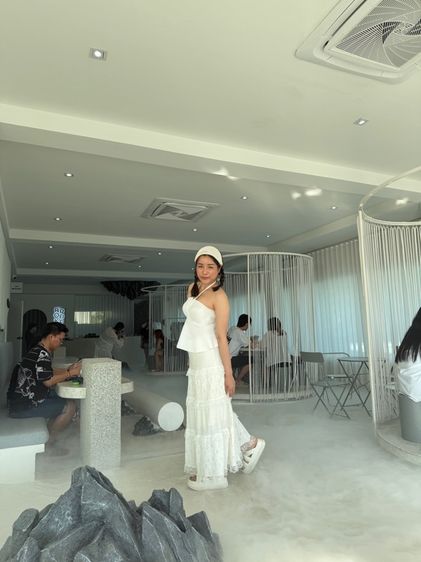 กระโปรงยาวครีม รูปที่ 3
