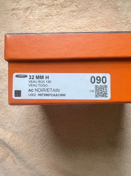 กล่องเข็มขัดพร้อมถุงผ้า2 ใน hermes แท้ รูปที่ 5