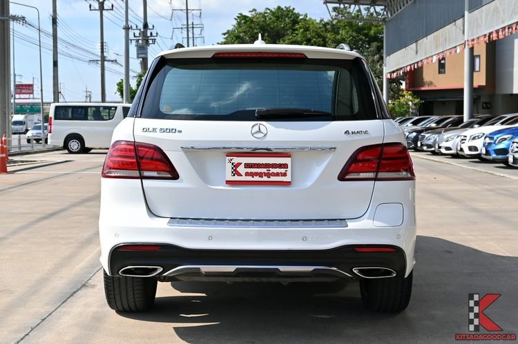 Mercedes-Benz GLE-Class 2017 GLE500 Utility-car ปลั๊กอินไฮบริด (PHEV) ไม่ติดแก๊ส เกียร์อัตโนมัติ ขาว รูปที่ 4
