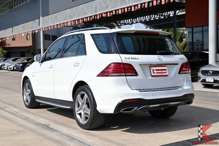 Mercedes-Benz GLE-Class 2017 GLE500 Utility-car ปลั๊กอินไฮบริด (PHEV) ไม่ติดแก๊ส เกียร์อัตโนมัติ ขาว รูปที่ 3