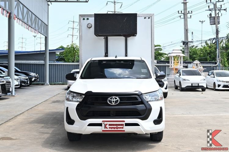 Toyota Hilux Revo 2021 2.4 Entry Pickup ดีเซล ไม่ติดแก๊ส เกียร์ธรรมดา ขาว รูปที่ 2