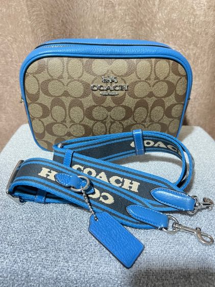 หญิง ฟ้า หนังแท้ COACH JAMIE CAMERA BAG