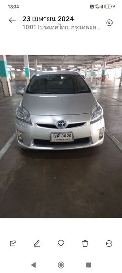 Toyota Prius 2011 1.8 Hybrid Top Option Grade Sedan ไฮบริด ไม่ติดแก๊ส เกียร์อัตโนมัติ บรอนซ์เงิน รูปที่ 4