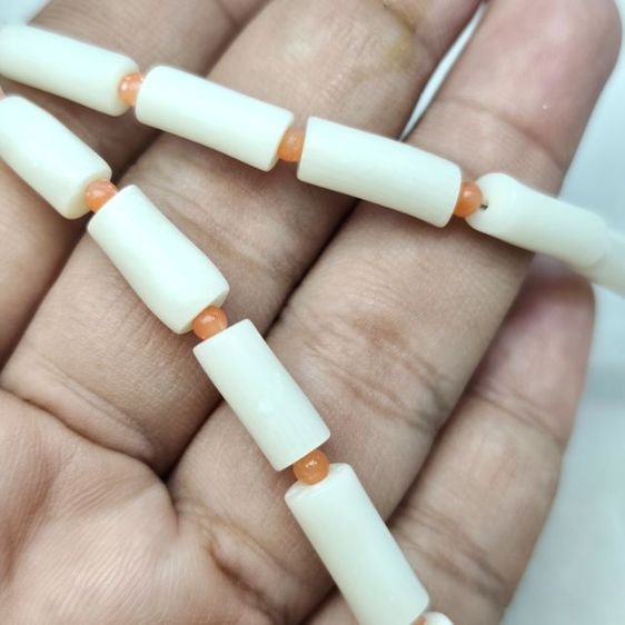 🔖สร้อยคอวัสดุธรรมชาติ ตะขอเงินแท้ ของจริงสวยมาก ตอกโค๊ตSilver  งานจากญี่ปุ่น รูปที่ 2