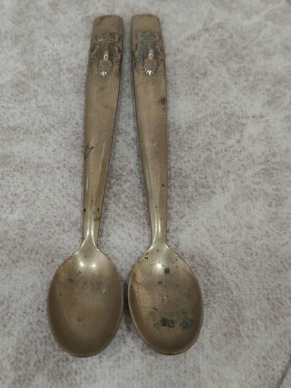 ช้อนทองเหลืองคู่ ช้างสามเศียร ทองเหลือง รูปที่ 5