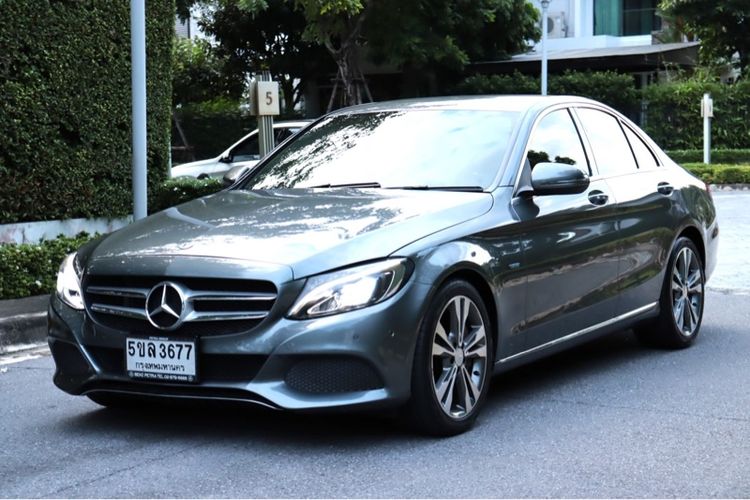 Mercedes-Benz C-Class 2019 C350 Sedan ปลั๊กอินไฮบริด (PHEV) ไม่ติดแก๊ส เกียร์อัตโนมัติ เทา รูปที่ 3