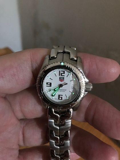 ลดราคา Tag Heuer ของแท้ สตรี ขนาด 27มิล เครื่องquartz สภาพดีมาก รูปที่ 18